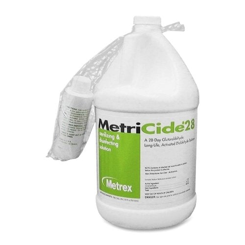 Metrex 10-2800 Metricide 28 High Level Disinfectant Solution 2.5% Glutaraldehyde 1 Gallon Metrex 10-2800 Metricide 28 High Level Disinfectant Solution 2.5% Glutaraldehyde 1 Gallon